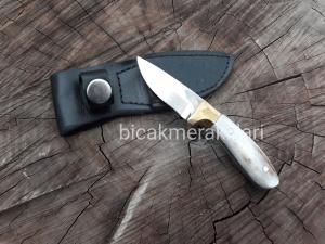 MİNİ AV BIÇAĞI-11,5CM-2,5MM-EL İŞÇİLİĞİ GEYİK BOYNUZU