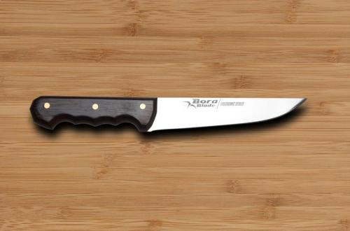 BORA-M-713 BE Mutfak ve Kurban Wenge Saplı Ergonomik Bıçak No:3