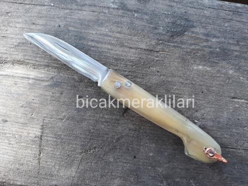 MİNİ ANAHTARLIK ÇAKI-KOÇ BOYNUZU