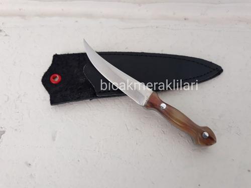 El İşçiliği Mini Kolye Bıçak 10cm Toplam Uzunluk 3mm Çelik