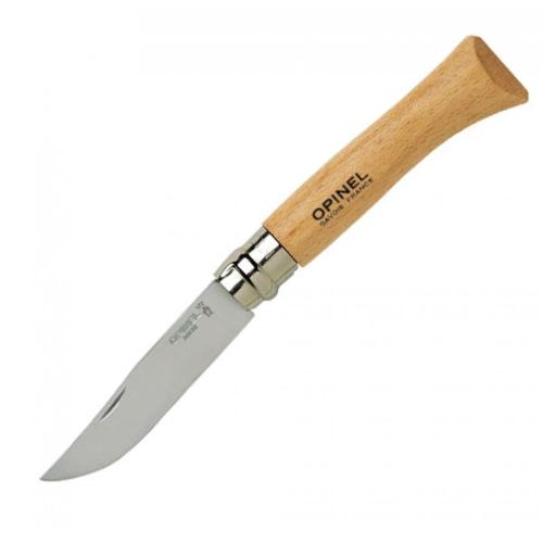 Opinel Inox 10 No Kayın Saplı Paslanmaz Çelik Çakı
