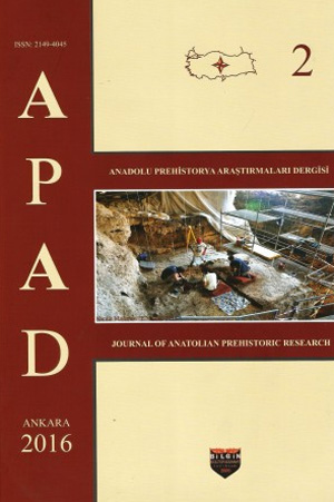 APAD Anadolu Prehistorya Araştırmaları Dergisi 2 (2016)