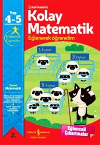 Çıkartmalarla Kolay Matematik Eğlenerek Öğrenelim 4-5 Yaş