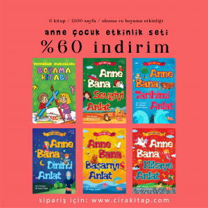 ANNE ÇOCUK OKUMA VE BOYAMA ETKİNLİĞİ SETİ