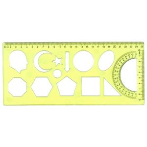 AKAR TÜRKİYE ŞABLONLU CETVEL