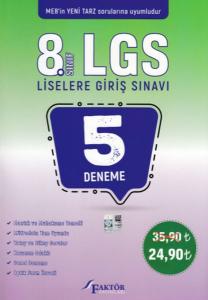 Faktör 8. Sınıf LGS 5 Deneme (Yeni)