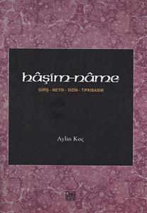 Haşim-name  Giriş-Metin-Dizin-Tıpkıbasım Haşim-name  Giriş-Metin-Dizin-Tıpkıbasım