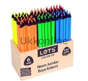 LETS NEON KURU BOYA MAVİ