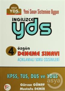  Özgün 4 YDS İngilizce  Deneme Sınavı 
