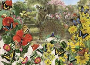 Puzzle 1000  Parça Bahçedeki Tavuskuşu Puzzle 1000  Parça Bahçedeki Tavuskuşu