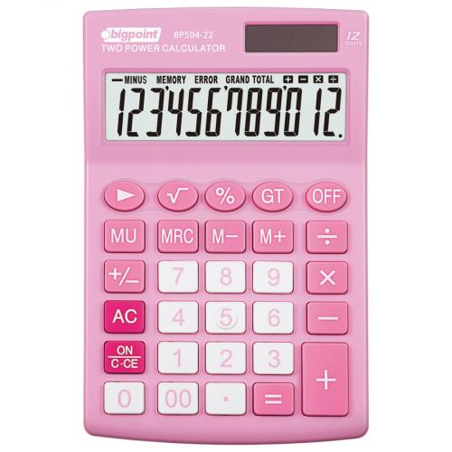 Bigpoint Hesap Makinesi 12 Hane Pembe