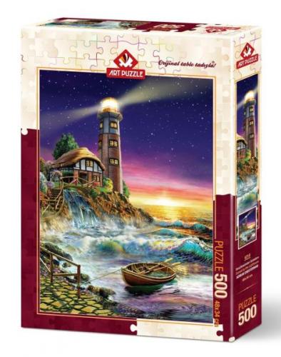 Art Puzzle 500 Parça Deniz Fenerinden Gün Batımı 4210