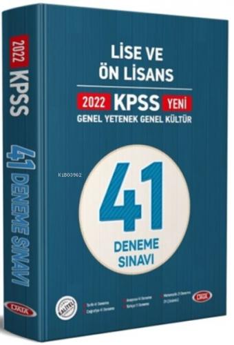 Data 2022 KPSS Lise Ön Lisans GYGK 41 Deneme
