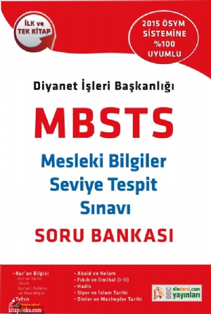 2015 MBSTS Mesleki Bilgiler Seviye Tespit Sinavi Soru Bankasi