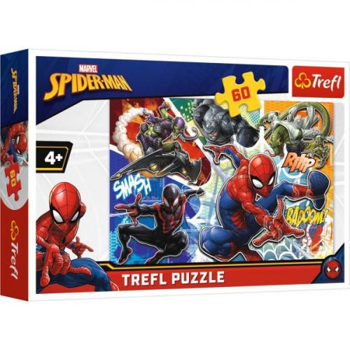 Trefl 60 Parça Puzzle Disney Brave Spiderman