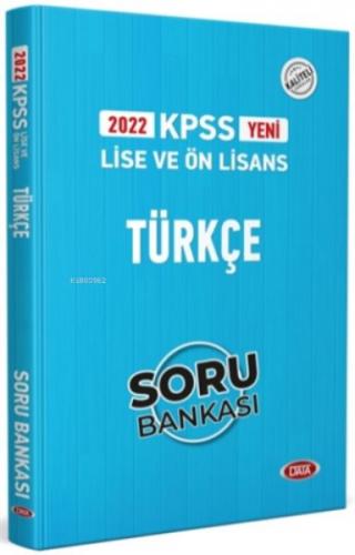 Data Yayınları 2022 KPSS Lise Ön Lisans Türkçe Soru Bankası