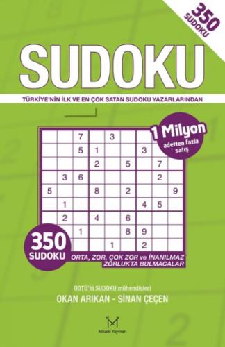 350 Sudoku Yeşil Kapak