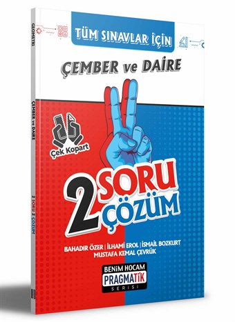 Benim Hocam Yayınları 2022 Tüm Sınavlar İçin Çember ve Daire 2 Soru 2 Çözüm Fasikülü Pragmatik Serisi