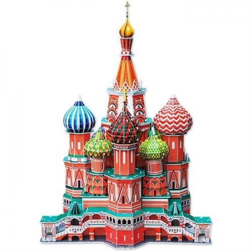 3D Puzzle Aziz Vasil Katedrali-Rusya
