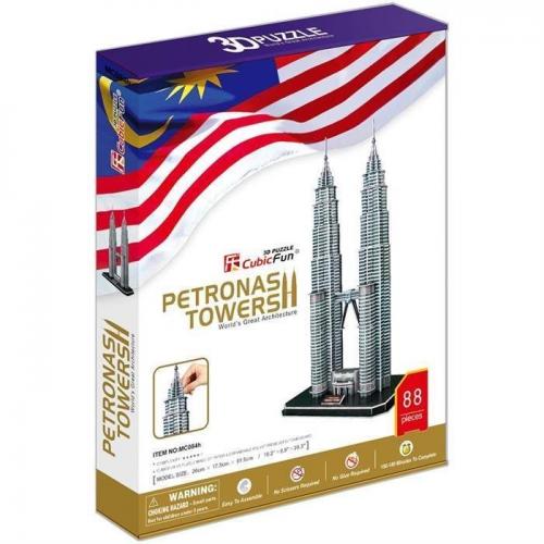 3D Puzzle Petronas Kuleleri-Malezya