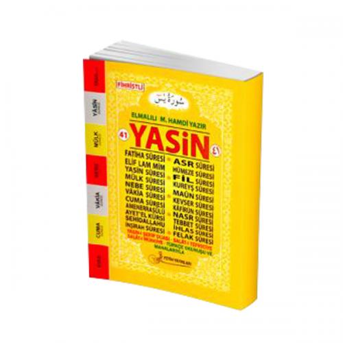 41 Yasin Fihristli (Karsilikli Türkçeli - Çanta Boy) Kod:F020