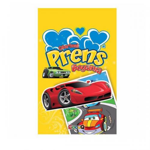 Çıkartmalı Prens Boyama (4 Kitap Takım)