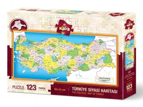 Art Puzzle 123 Parça Türkiye Siyasi Harita