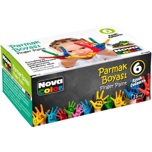 NOVA PARMAK BOYA 6 LI