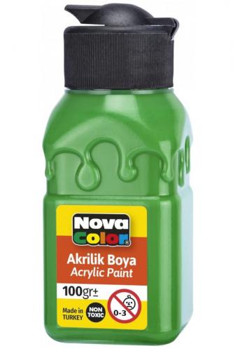 Nova Color Akrilik Boya Şişe 100 Cc Yeşil Nc-2013