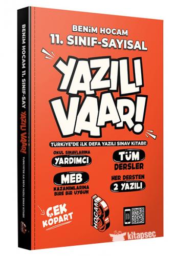 Benim Hocam Yayınları 11. Sınıf Sayısal Yazılı Var