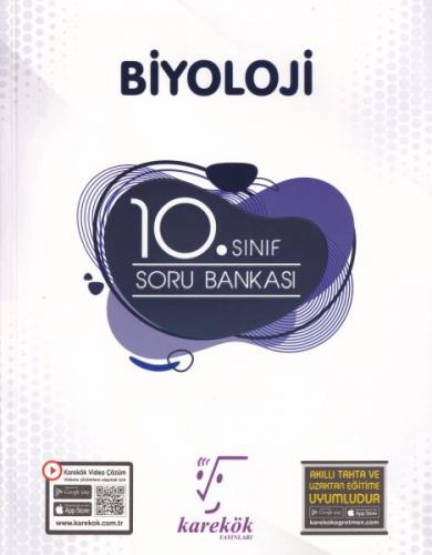Karekök Yayınları 10.Sınıf Biyoloji Soru Bankası (Video Çözümlü)