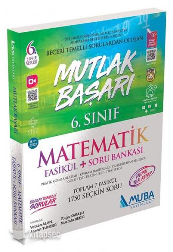 MUBA 6.SINIF MATEMATİK FASİKÜL SORU BANKASI MUBA 6.SINIF MATEMATİK FASİKÜL SORU BANKASI