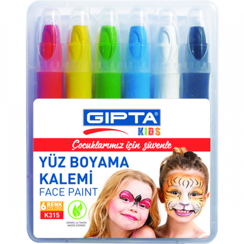GIPTA YÜZ BOYASI 6apos;LI