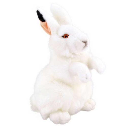 Animals Of The World Beyaz Tavşan 28 cm Peluş Oyuncak 20874