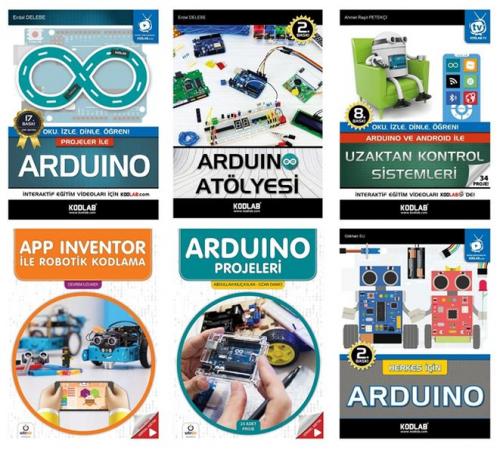 Arduino Programlama Egitim Seti - 6 Kitap Takim