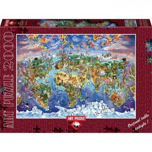 Art Puzzle 2000 Parça Büyüleyici Dünya