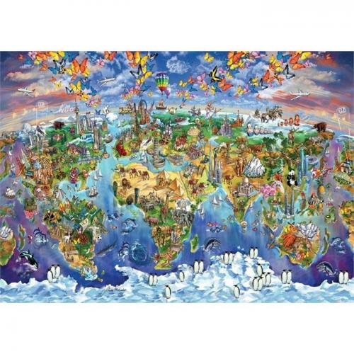 Art Puzzle 2000 Parça Büyüleyici Dünya