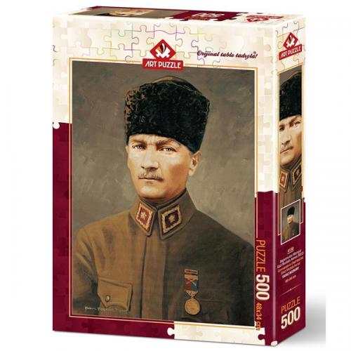 Art Puzzle 500 Parça Başkomutan Mareşal Gazi Mustafa Kemal 4158