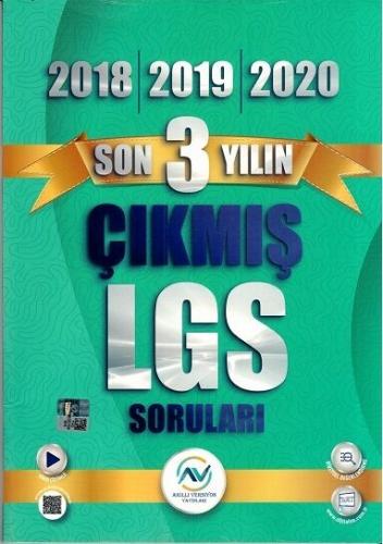Av Akıllı Versiyon Yayınları 8. Sınıf LGS Son 3 Yılın Çıkmış Sorular