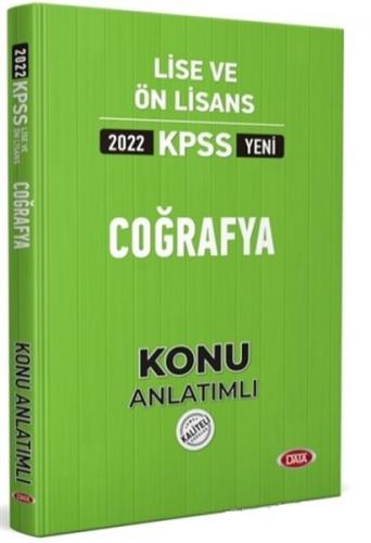 Data 2022 KPSS Lise Ön Lisans Coğrafya Konu Anlatımı