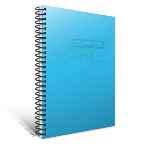 GIPTA EKO PLASTİK KAPAK A4 120 YAPRAK ÇİZGİLİ DEFTER
