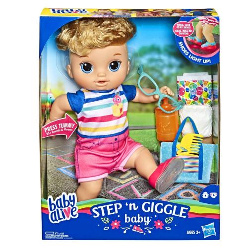 Baby Alive Işıklı Ayakkabılarıyla Neşeli Erkek Bebeğim E5244