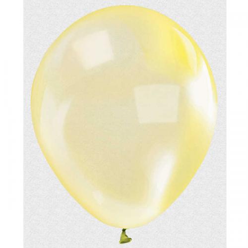 Balonevi Balon Baskılı Ekstra Şeffaf Sarı 100 LÜ
