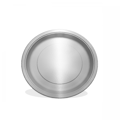 Balonevi Tabak Metalize Gümüş 23 CM 8 Lİ 7088