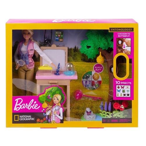 Barbie Nat Geo Kelebek Bilimi Oyun Seti GDM49