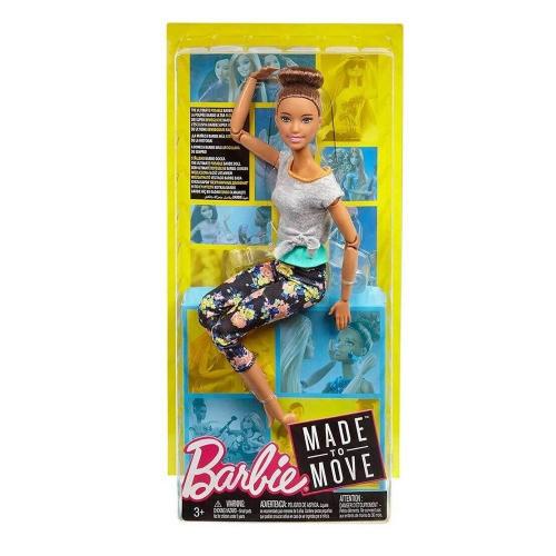 Barbie Sonsuz Hareket Bebeği Taytlı Kumral FTG82