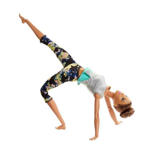 Barbie Sonsuz Hareket Bebeği Taytlı Kumral FTG82