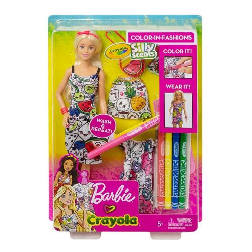 Barbie ve Crayola Renkli Kıyafetler GGT44