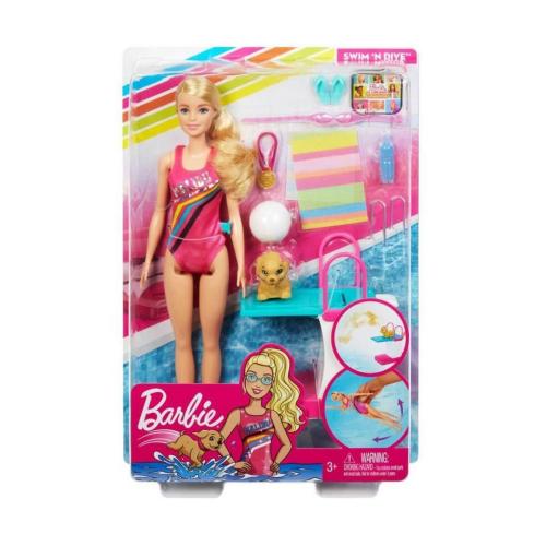 Barbie Yüzücü Oyun Seti GHK23