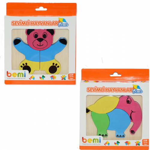 Bemi Puzzle Sevimli Hayvanlar 1895